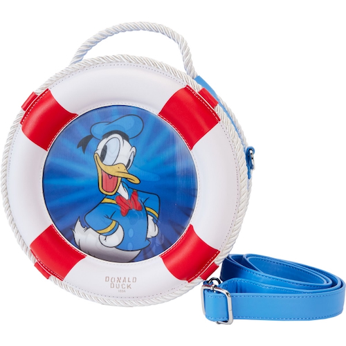 Loungefly Donald Duck 90th Anniversary Lenticular Crossbody Bag: