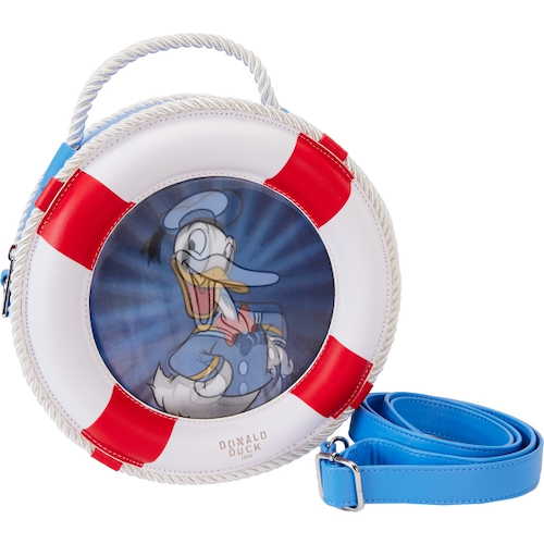 Loungefly Donald Duck 90th Anniversary Lenticular Crossbody Bag: