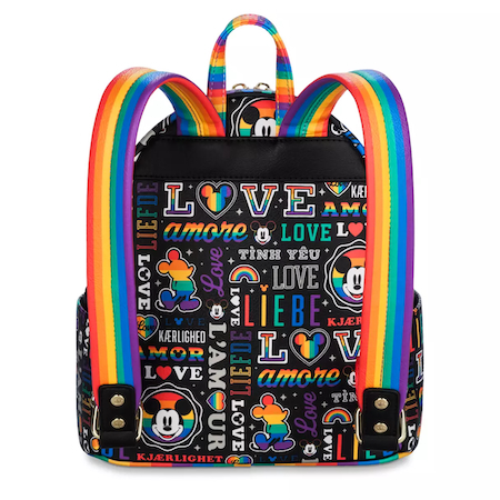 Disney Pride Collection Mickey Mouse Loungefly Mini Backpack - "Love"