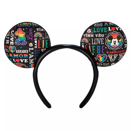 Disney Pride Collection Mickey Mouse ear headband - "Love"