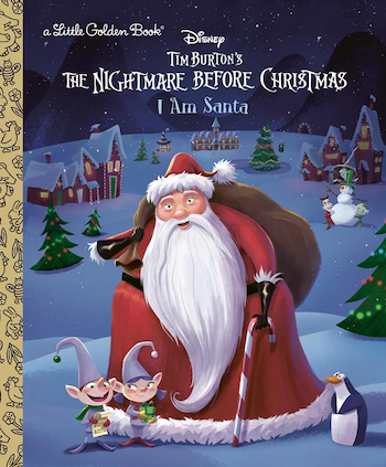 "I Am Santa Claus" The Nightmare Before Christmas Little Golden Book