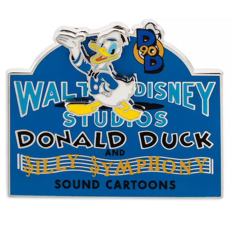 Donald Duck 90th Anniversary Walt Disney Studios Pin