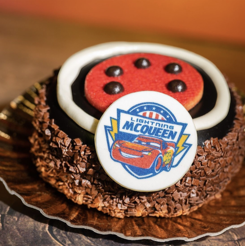 Lightning McQueen Spare Tire at Rosie's All-American Café