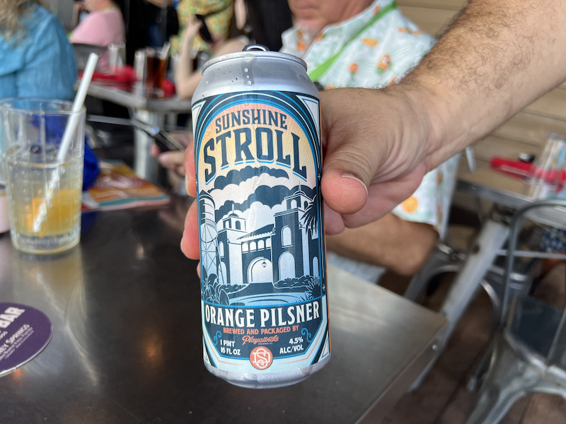 Sunshine Stroll beer - exclusive to Disney Springs