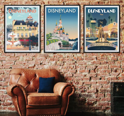 Three Disneyland Paris posters now on sale at the resort