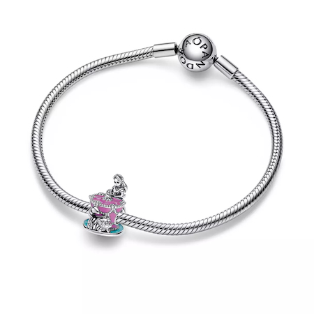 Alice and Cheshire Cat Charm by Pandora with separate bracelet
