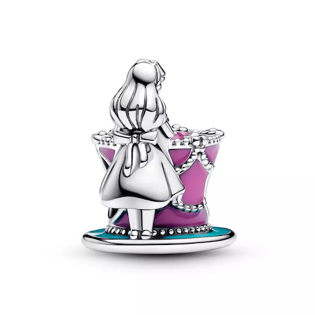 Alice and Cheshire Cat Charm by Pandora - back
