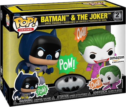 Amazon Exclusive Funko Pop! Batman and The Joker 85th 2-Pack