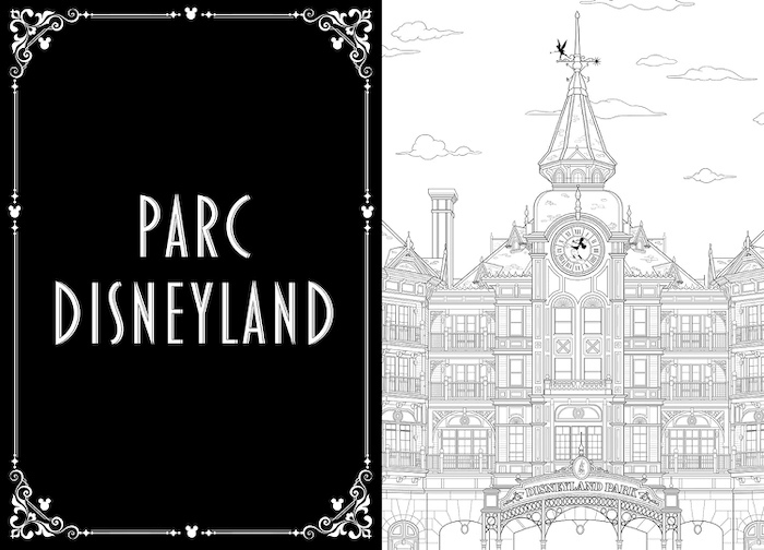 Disneyland Paris Adult Coloring Book