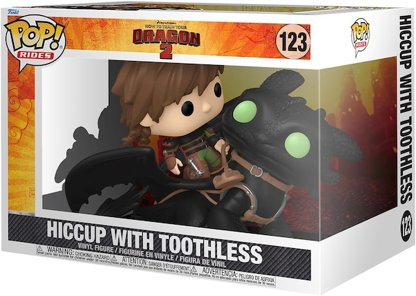 How to Train Your Dragon Toothless and Hiccup Funko Pop Rides Deluxe