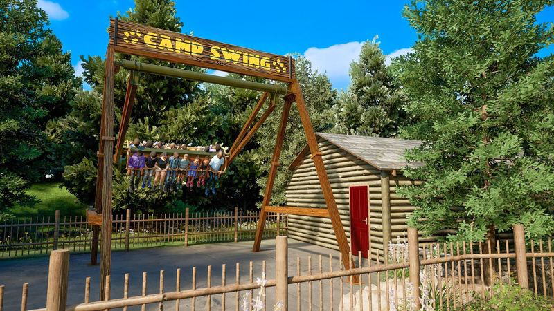 Sally's Swing Along at Camp Snoopy in Knott's Berry Farm