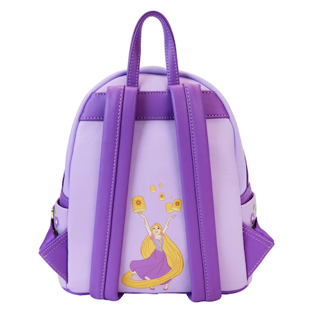 Loungefly Rapunzel Lenticular Backpack - back