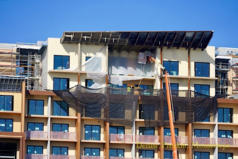 Polynesian Village Resort Island Tower DVC Construction from July 2020