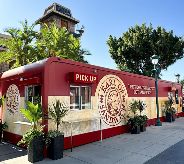 Earl of Sandwich Disneyland pop-up