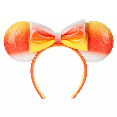 Minnie Mouse Halloween Candy Corn Ear Headband for Adults