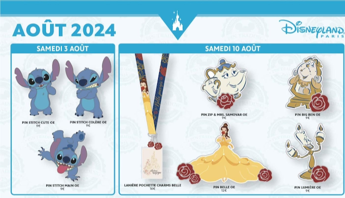 Disneyland Paris Pin Trading August 2024