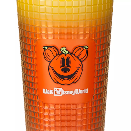 Mickey Mouse Halloween Starbucks Tumbler 2024 Candy Corn Design - Walt Disney World