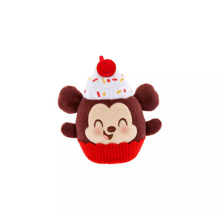 Mickey Mouse Chocolate-Sprinkled Cupcake Disney Munchlings Plush