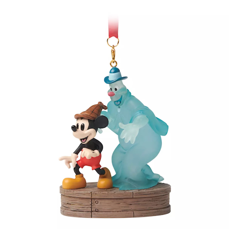 Mickey Mouse Lonesome Ghost Ornament