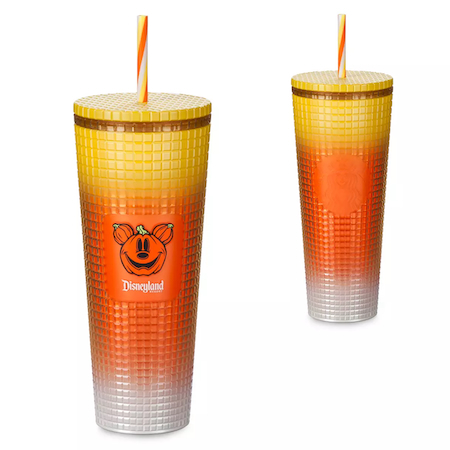 Mickey Mouse Halloween Starbucks Tumbler 2024 Candy Corn Design - Disneyland