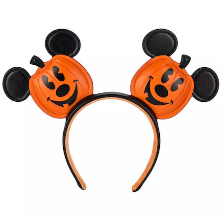 Mickey Mouse Jack O'Lantern Ear Headband
