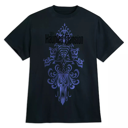 Haunted Mansion Wallpaper T-Shirt for Adults