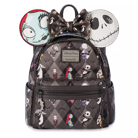 The Nightmare Before Christmas Loungefly Ear Headband with coordinating backpack