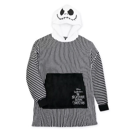 piping. Jack Skellington Sleep Hoodie for Adults – The Nightmare Before Christmas