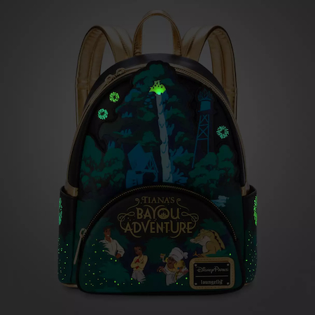 Tiana's Bayou Adventure Loungefly Mini Backpack