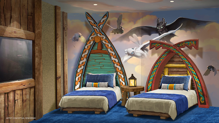 Universal Helios Grand Hotel Kids Suites - How to Train Your Dragon