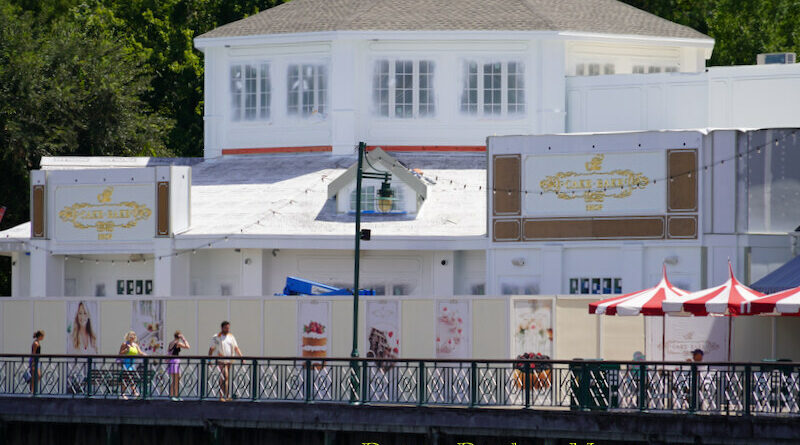 Cake Bake Shop August 2024 Construction at Walt Disney World BoardWalk