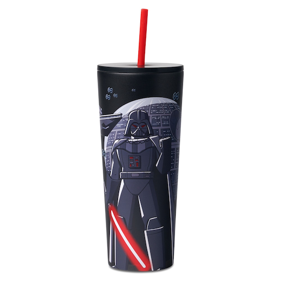 Darth Vader Stainless Steel Starbucks Tumbler with straw