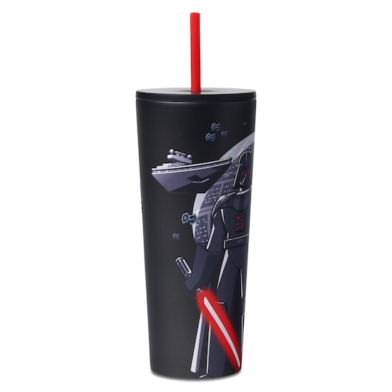 Darth Vader Stainless Steel Starbucks Tumbler with straw