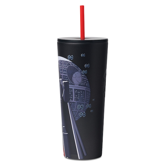 Darth Vader Stainless Steel Starbucks Tumbler with straw