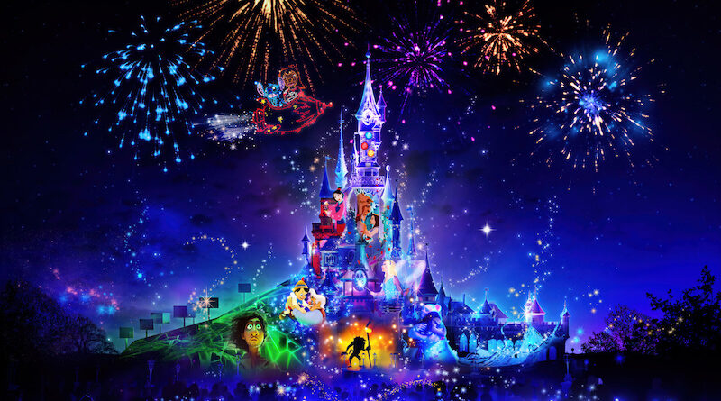 Disneyland Paris Fireworks Show Coming in January 2025 - concept art