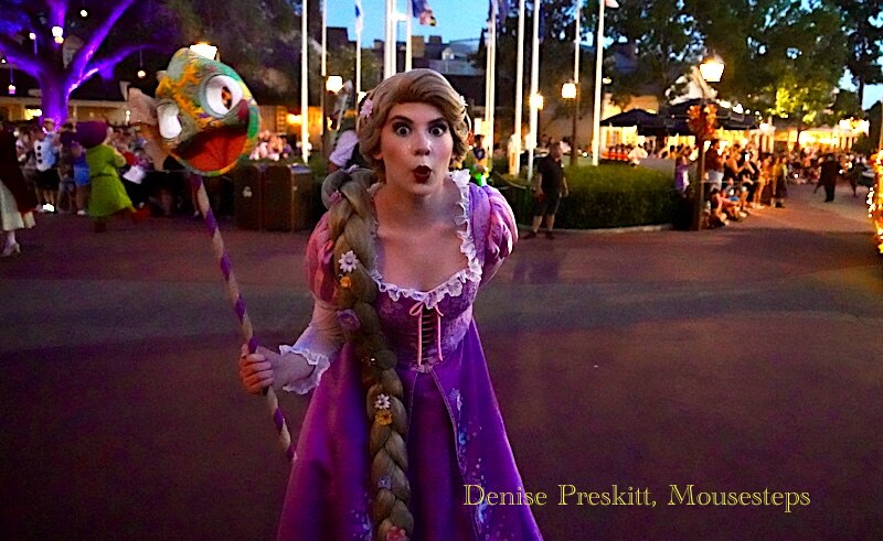 Rapunzel in Mickey's Boo-to-You Halloween Parade