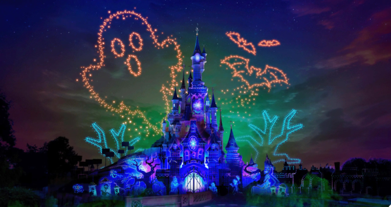 Disneyland Paris Halloween Disney Electrical Sky Parade