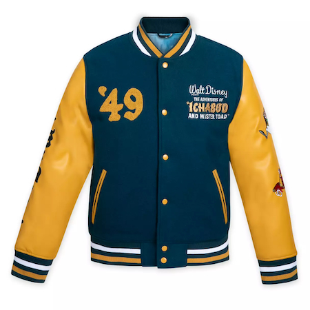 Ichabod and Mr. Toad Varsity Jacket for Adults