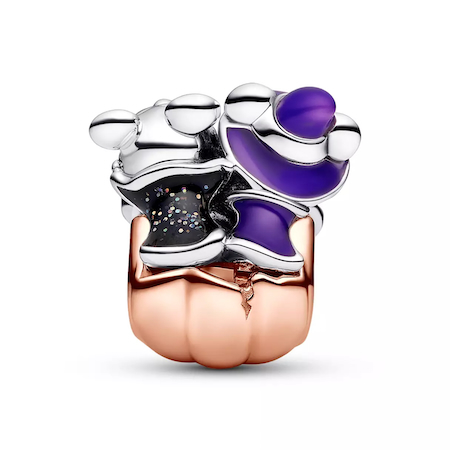 Mickey and Minnie Halloween Charm by Pandora - back