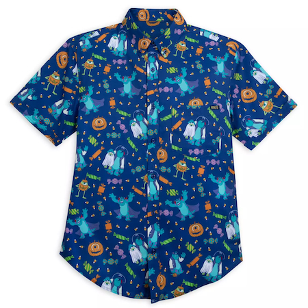 Monsters University Halloween Woven Shirt for Men by RSVLTS