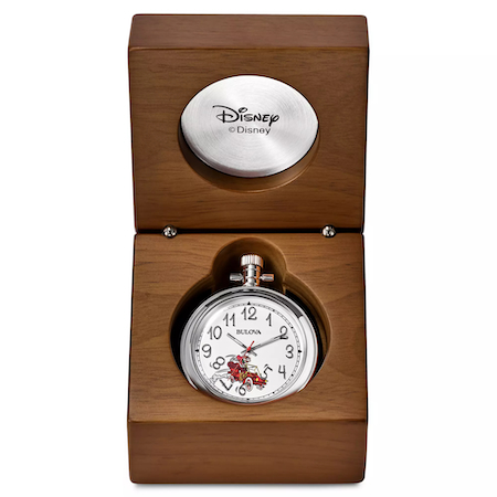 Bulova mickey mouse pocket watch hotsell