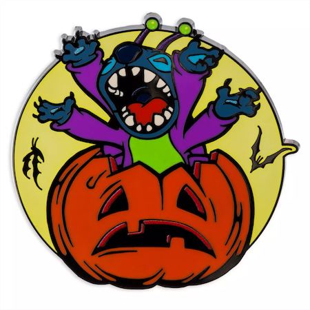 Stitch Halloween Glow-in-the-Dark Pin