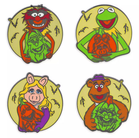 The Muppets Halloween Glow-in-the-dark Pin Set