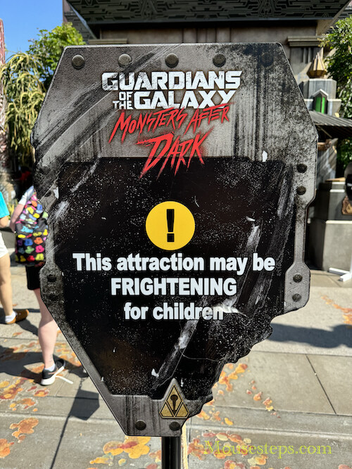 Guardians of the Galaxy Monsters After Dark sign