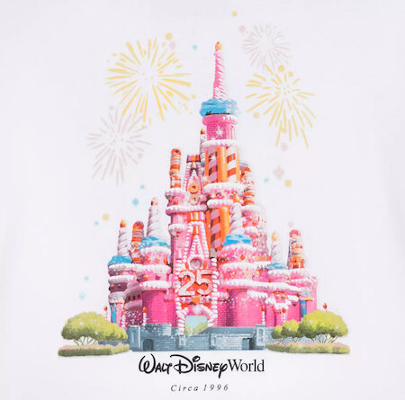 Cinderella Castle 25th Anniversary Cake T-Shirt