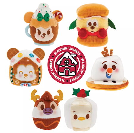 Disney Munchlings Scented Mystery Plush – Sleighin' Sweets – Micro 4 1/3''