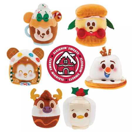 Disney Munchlings Scented Mystery Plush – Sleighin' Sweets – Micro 4 1/3''