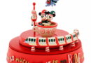 Mickey and Minnie Holiday Figure with Monorail