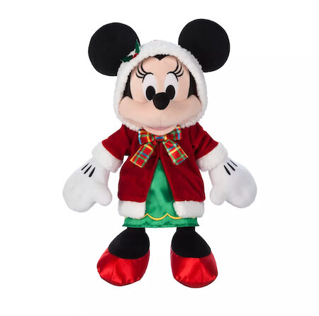 Minnie Mouse Holiday Plush 2024