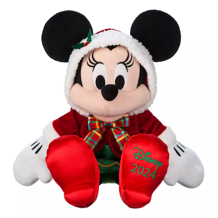 Minnie Mouse Holiday Plush 2024